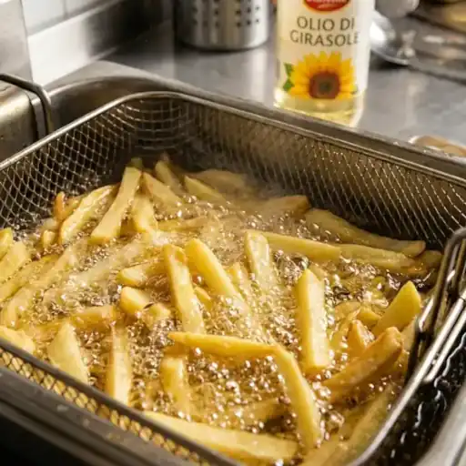 Olio di girasole alto oleico per frittura